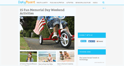 Desktop Screenshot of dailyparent.com